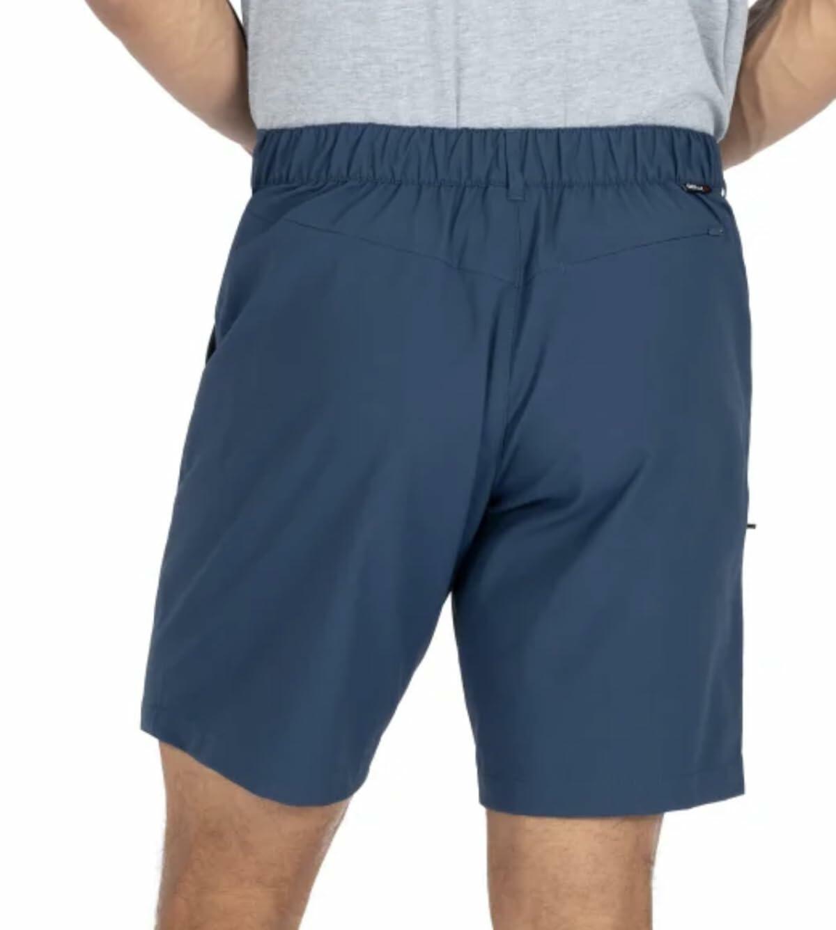 Gerry Men's Comfort Stretch Tech Short with UV Protection (US, Waist, 40, Regular, Blue)