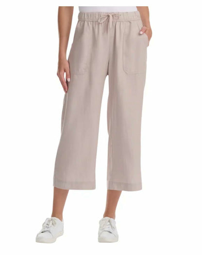 Splendid Women's Pull-On Wide Leg Crop Ankle Pant (US, Alpha, XX-Large, Regular, Regular, Khaki)