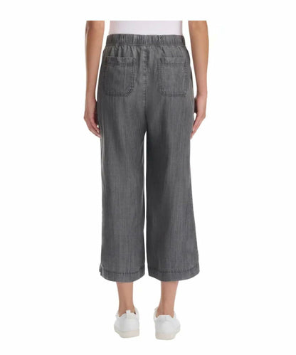 Splendid Women's Pull-On Wide Leg Crop Ankle Pant (US, Alpha, XX-Large, Regular, Regular, Black)