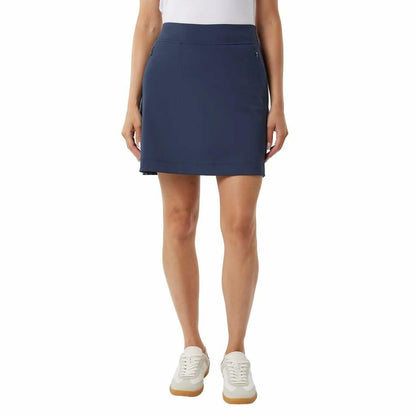 32 Degrees Women’s Skort with Inner Shorts, 2 Front Pockets, High Waist Athletic Tennis & Golf Skirt (Blue, XX-Large)