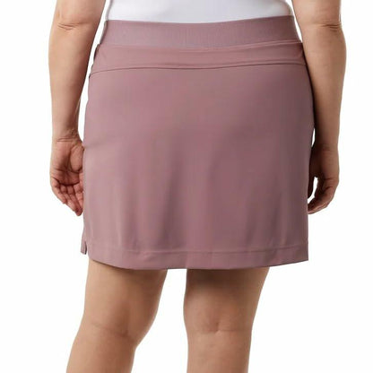 32 Degrees Women’s Skort with Inner Shorts, 2 Front Pockets, High Waist Athletic Tennis & Golf Skirt (Pink, Large)