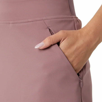 32 Degrees Women’s Skort with Inner Shorts, 2 Front Pockets, High Waist Athletic Tennis & Golf Skirt (Pink, Large)