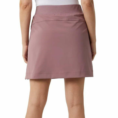 32 Degrees Women’s Skort with Inner Shorts, 2 Front Pockets, High Waist Athletic Tennis & Golf Skirt (Pink, Large)
